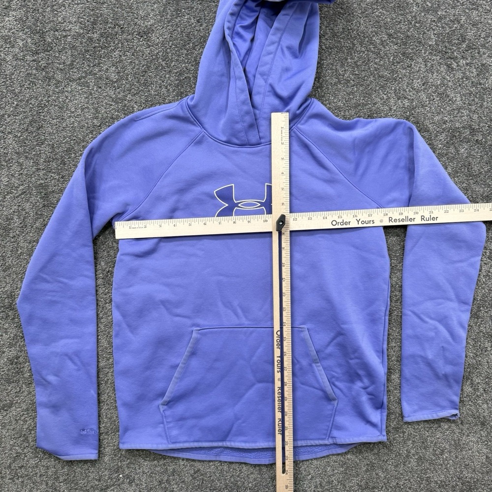 Womens S Under Armour Storm Cold Gear 1288356 Loose Pullover Hoodie Purple